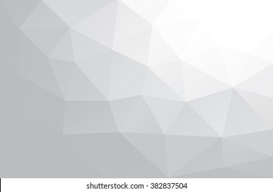 Vector abstract triangulated grey background. White. Broken glass. Shattered. Pale. Geometric. Blur. Blurred. Calm. Cool. Neutral. Colorless. Gradient. Triangle. Pattern. Texture. Modern. Dynamic.