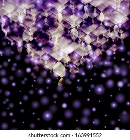Vector abstract twinkled christmas background.