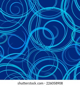 Vector abstract twirles seamless pattern