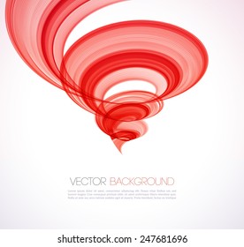 Vector Abstract twist waves  background. Template brochure design