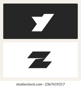 Vector Abstract Typography Letter Logo