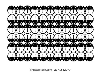 vector abstract umbrella background element