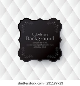 Vector abstract upholstery background. Can be used in cover design, book design, website background, CD cover, advertising.