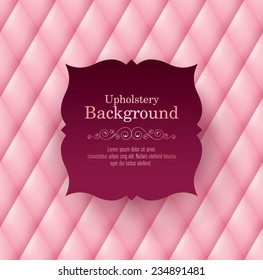 Vector abstract upholstery background. Can be used in cover design, book design, website background, CD cover, advertising.