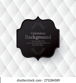 Vector abstract upholstery background. Can be used in cover design, book design, website background, CD cover, advertising.