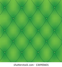 Vector abstract upholstery background. Green color.