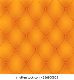 Vector abstract upholstery background. Orange color.