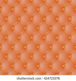 Vector abstract upholstery orange background. Can be used in cover design, book design, website background, CD cover, advertising.