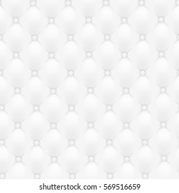 Vector abstract upholstery or white leather texture sofa background