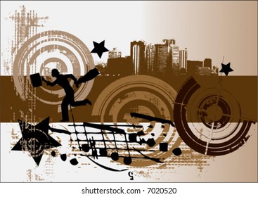 vector abstract urban