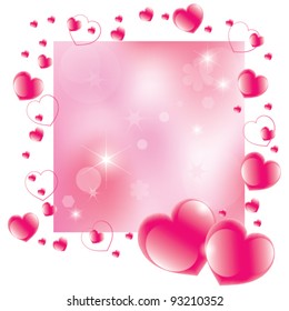 vector abstract valentine's day background