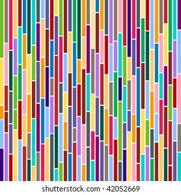 (Vector) Abstract vertical stripes design in Multicolours.  A jpg version is also available.