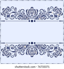 vector abstract vintage floral  background with decorative flowers for design