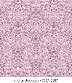 Vector abstract vintage hand drawn seamless pattern