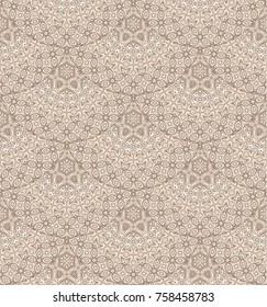Vector abstract vintage hand drawn seamless pattern