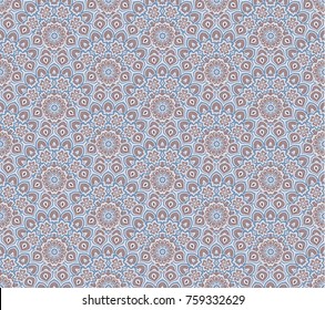 Vector abstract vintage hand drawn seamless pattern
