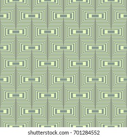 Vector abstract vintage striped rhythmic elements background. Seamless pattern