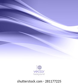 Vector Abstract violet light lines background. Template brochure design