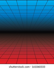 Vector abstract virtual space background.