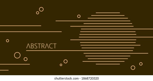 Vector abstract wallpaper. With circles and lines.
