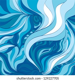 Vector abstract water background