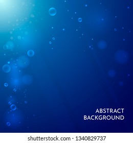 Vector abstract water background with light effects. Eps 10