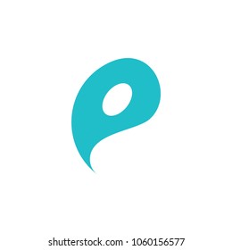 vector of abstract water drop logo