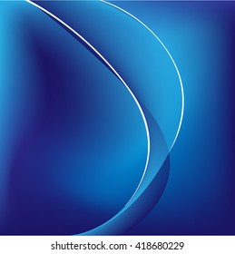 Vector abstract water wave background illustration