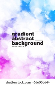 vector abstract watercolor background