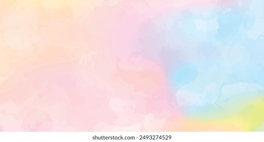 Vector abstract watercolor background colourful