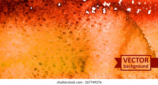 Vector abstract watercolor background. Hand drawn banner for websites, brochures, business, advertising. Eps10