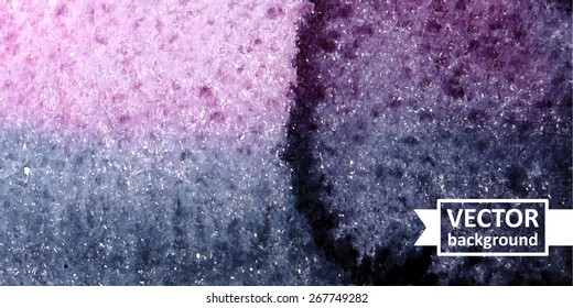 Vector abstract watercolor background. Hand drawn banner for websites, brochures, business, advertising. Eps10
