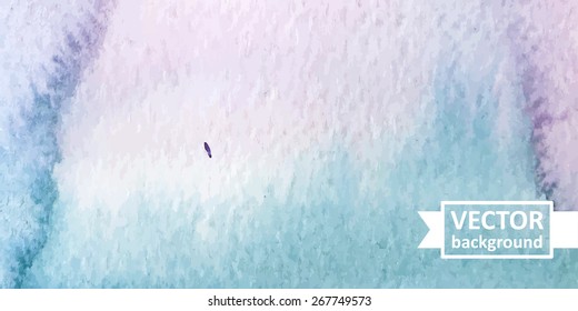 Vector abstract watercolor background. Hand drawn banner for websites, brochures, business, advertising. Eps10