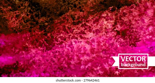Vector abstract watercolor background. Hand drawn banner for websites, brochures, business, advertising. Eps10