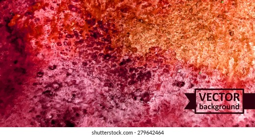 Vector abstract watercolor background. Hand drawn banner for websites, brochures, business, advertising. Eps10