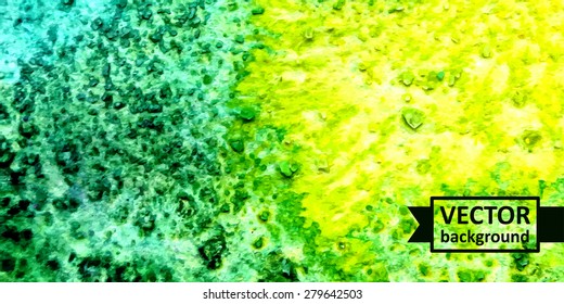 Vector abstract watercolor background. Hand drawn banner for websites, brochures, business, advertising. Eps10