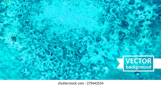 Vector abstract watercolor background. Hand drawn banner for websites, brochures, business, advertising. Eps10