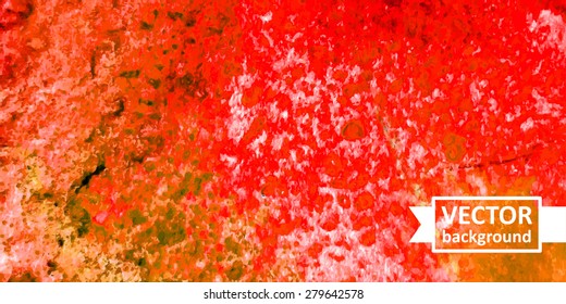 Vector abstract watercolor background. Hand drawn banner for websites, brochures, business, advertising. Eps10