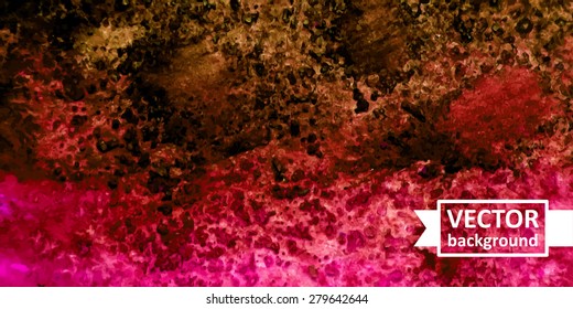 Vector abstract watercolor background. Hand drawn banner for websites, brochures, business, advertising. Eps10