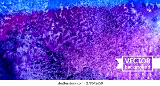 Vector abstract watercolor background. Hand drawn banner for websites, brochures, business, advertising. Eps10