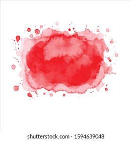 Vector abstract watercolor background illustration.