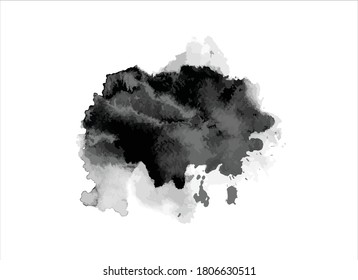 Vector abstract watercolor background illustration