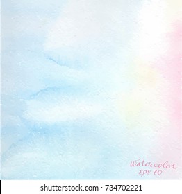 Vector. Abstract watercolor background image. Use printed materials, signs, items, websites, maps, posters, postcards, packaging.