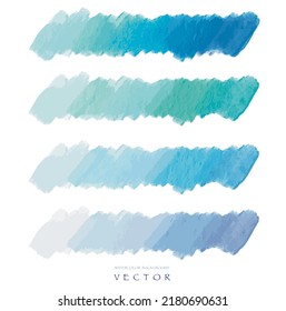 Vector de fondo acuático abstracto, tema de olas oceánicas o marinas 