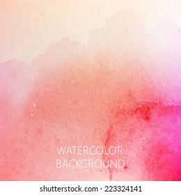 vector abstract watercolor background for your design
