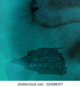 vector abstract watercolor background for your design