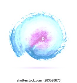 Vector abstract watercolor banner. Design template with place for your text.