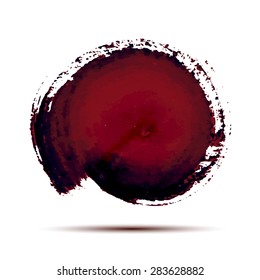 Vector abstract watercolor banner. Design template with place for your text.