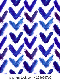 Vector abstract watercolor checks seamless pattern.