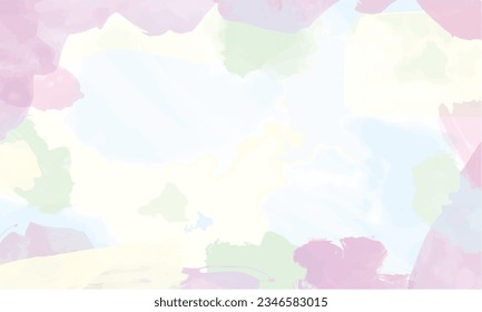 Vector abstract watercolor colorful background